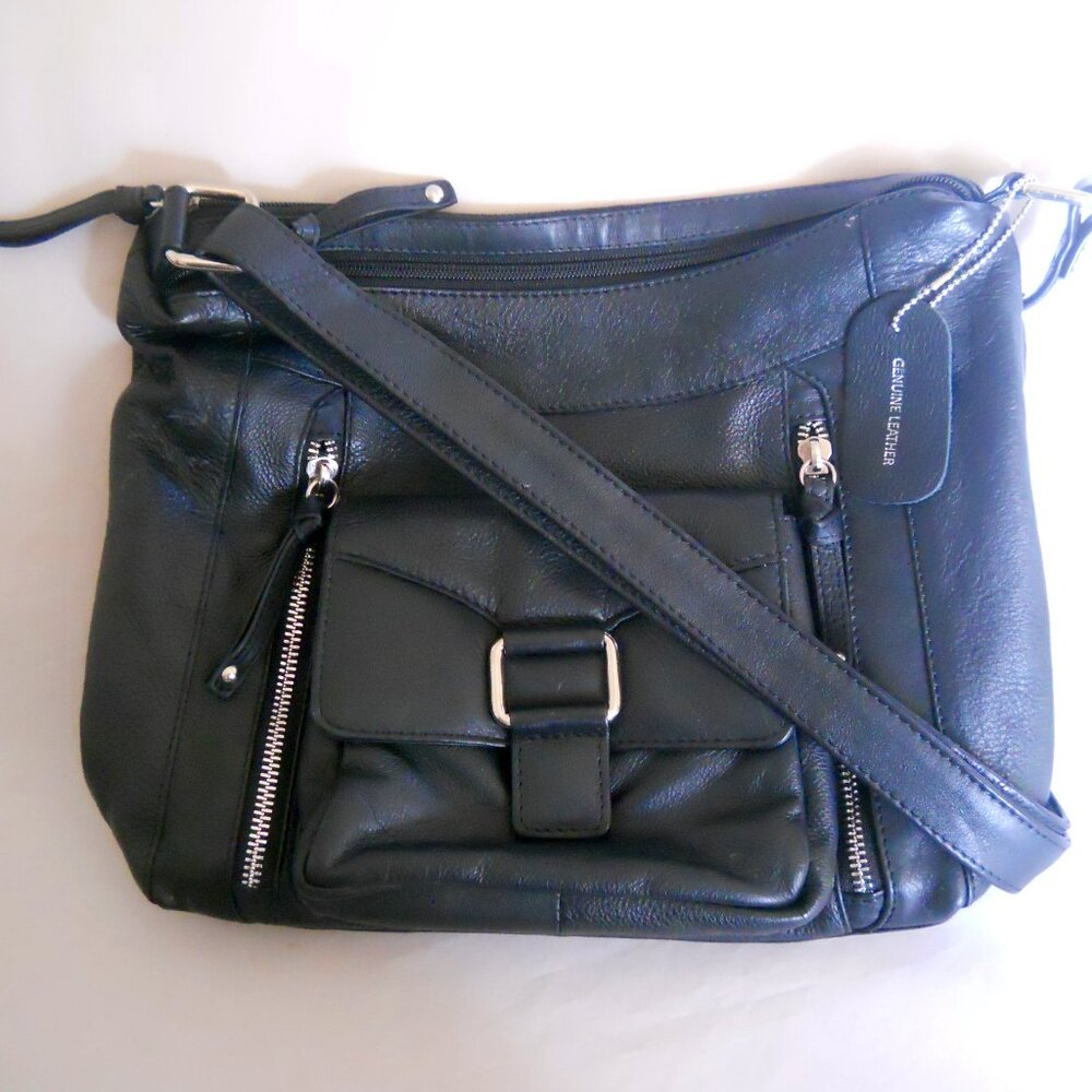 Great American Leather Works Bag, Black, Shoulder Bag